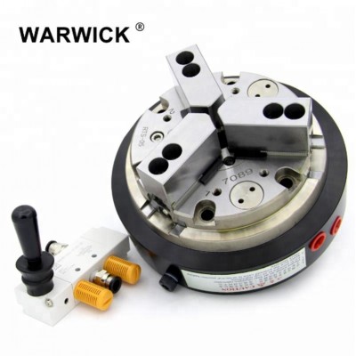 High quality RTS 3 jaws rotary pneumatic chuck for lathe machine